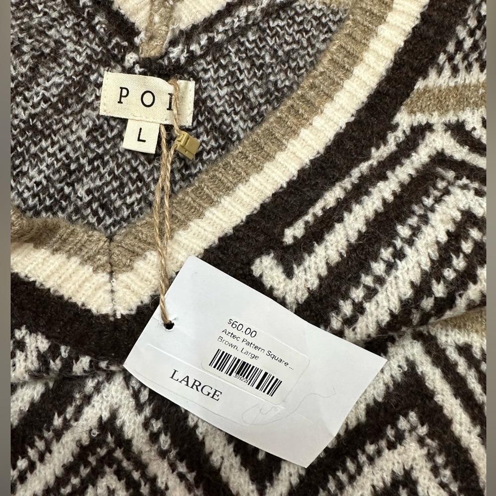 NWT Pol Aztec pattern sweater